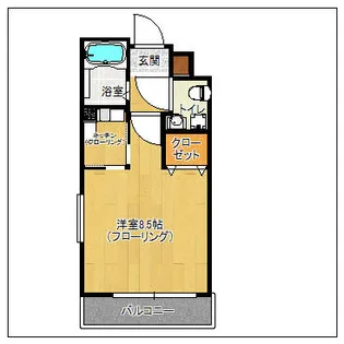 エステートモア今泉【4階】の間取り