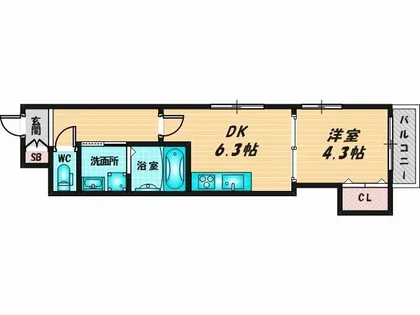 レクエルド柏田本町【1階】の間取り