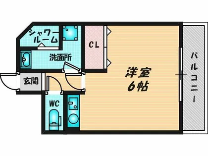 サウスイン大学前【2階】の間取り