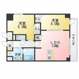 Adel Dorf 本郷【7階】の間取り