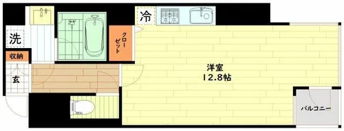 エトワール北新地【7階】の間取り