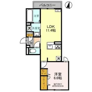 大阪府門真市柳町【アパート】の間取り