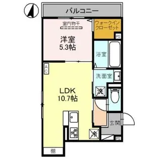 大阪府門真市柳町【アパート】の間取り