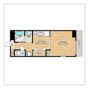 リッチフィールドAZUSA【13階】の間取り