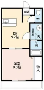 ドエルマルシェD【106号室】の間取り