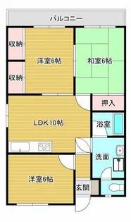 パークサイド青葉【3階】の間取り