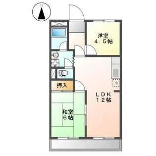 チェリーガーデン【2階】の間取り