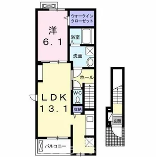 プリートビラ【2階】の間取り