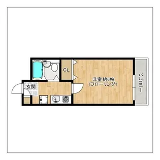 オーチャード那珂【109号室】の間取り