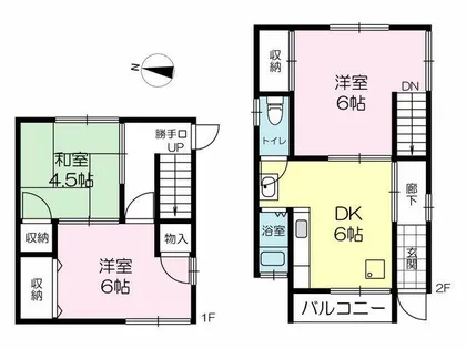 兵庫県神戸市長田区大日丘町1丁目【一戸建】の間取り