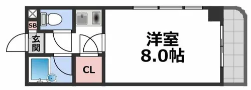 モリビル京橋【3階】の間取り