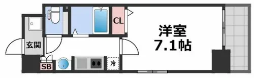 アップルガーデンコート城東【5階】の間取り