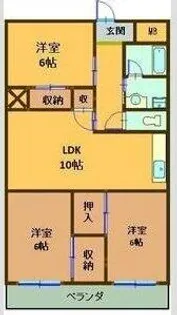 グランド三栄【7階】の間取り