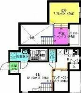 RadIAnce鳴海【103号室】の間取り