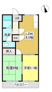 ハイツエクセル【101号室】の間取り