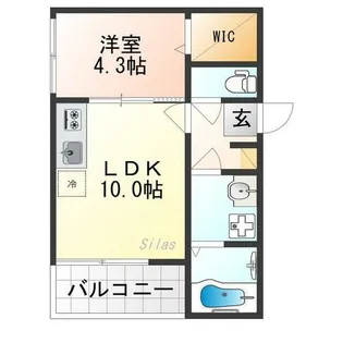 四ノ宮レジデンス【2階】の間取り