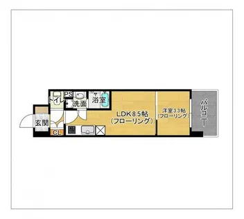 AIFLAT吉塚駅前【203号室】の間取り
