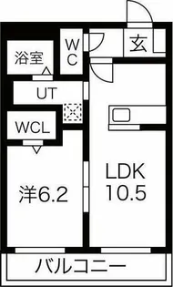 フォレスタミツヤ【1階】の間取り