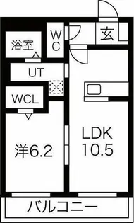 フォレスタミツヤ【1階】の間取り