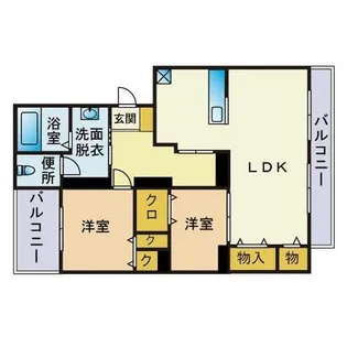 コーポ柴田【403号室】の間取り