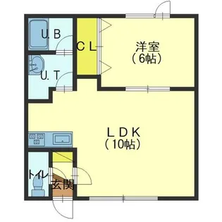 ノースシャインK【202号室】の間取り