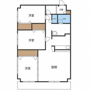 グランドパレス【3階】の間取り