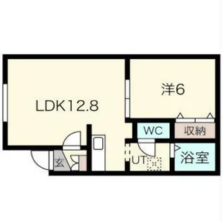 サングランデ【205号室】の間取り