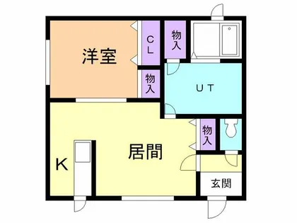 ハイツサンクライム【202号室】の間取り