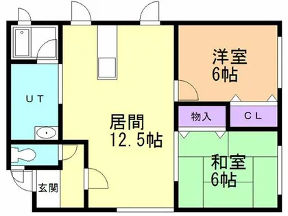 ハイツサンクライム【103号室】の間取り
