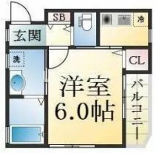 KARIN蓮宮通【3階】の間取り