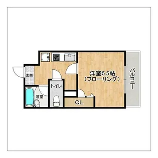 ハーベスト白金【201号室】の間取り