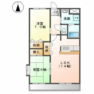 ピアコスモ【1階】の間取り