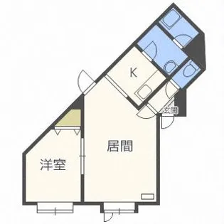 清田レモンハイツⅡ【201号室】の間取り