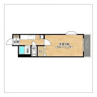 サンライズ香椎II【403号室】の間取り