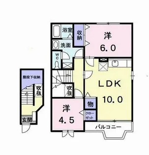 グランツ・マルシバ 2【2階】の間取り