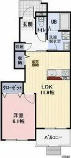 Casa Bonheur【1階】の間取り