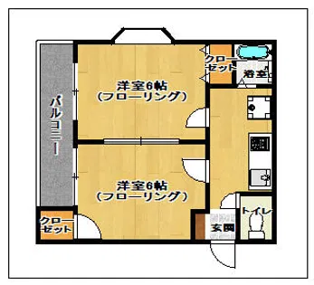 アーバンビュー【301号室】の間取り