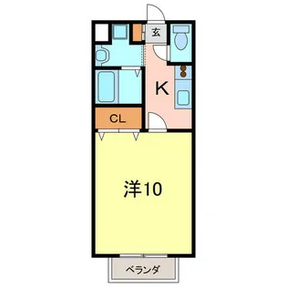 プランドール【2階】の間取り