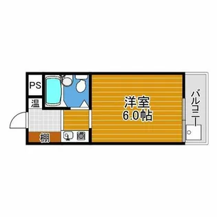 ジョイフルKIKUSUI【4階】の間取り