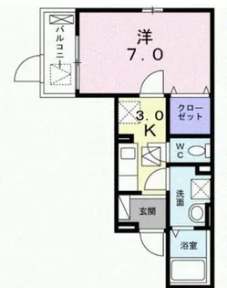 兵庫県尼崎市三反田町1丁目【アパート】の間取り