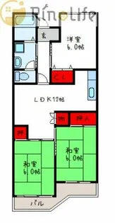 マンション辻田【3階】の間取り