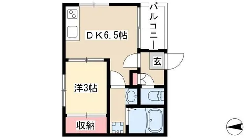 ハーモニーテラス児玉Ⅳ【3階】の間取り