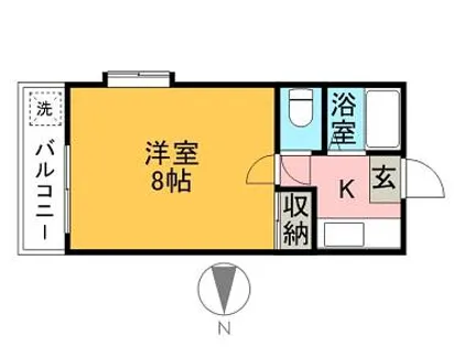 第2岩田ビル【301号室】の間取り