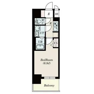 メイクス熱田大宝【2階】の間取り