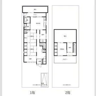 愛知県名古屋市港区錦町【一戸建】の間取り