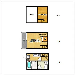 casa di gloria【102号室】の間取り