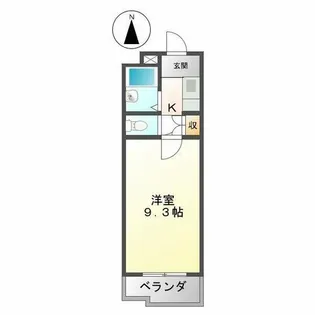 ユング桜山【2階】の間取り