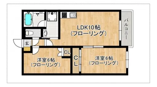 メルシーハイム【2階】の間取り