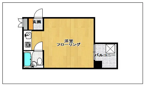エスポワール香椎【304号室】の間取り