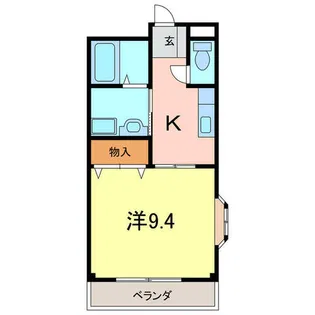 アーバンコート志貴崎【2階】の間取り